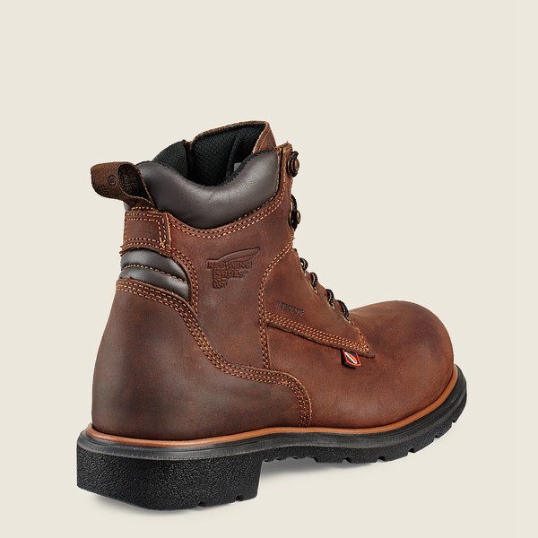 Bottes de Sécurité Red Wing - Dynaforce® - 6-Inch Waterproof Toe - Marron - Homme 453TESKMO